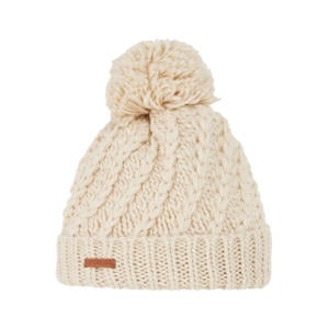 pompon muts PRTPaisley beige
