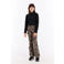 Protest PRTClassys skibroek met panterprint beige/zwart