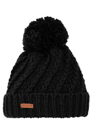 pompon muts PRTPaisley roze