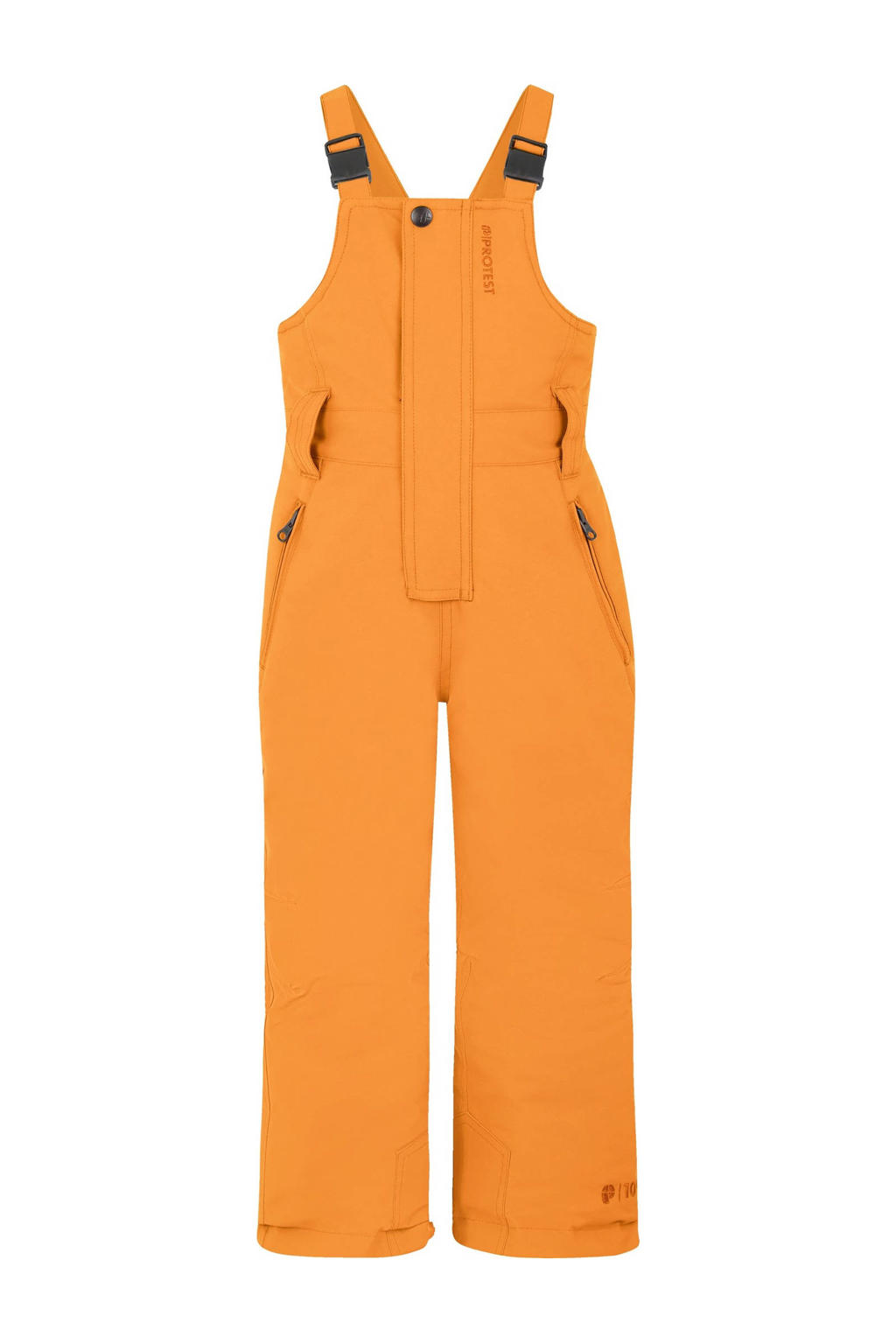 Oranje jongens Protest ski-sjalopette Neutral TD van polyester met rits met windvanger en effen