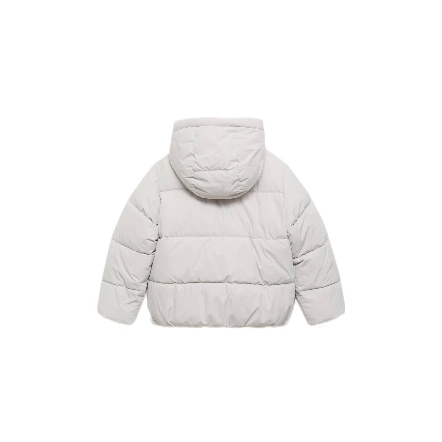 Mango Kids gewatteerde jas grijs