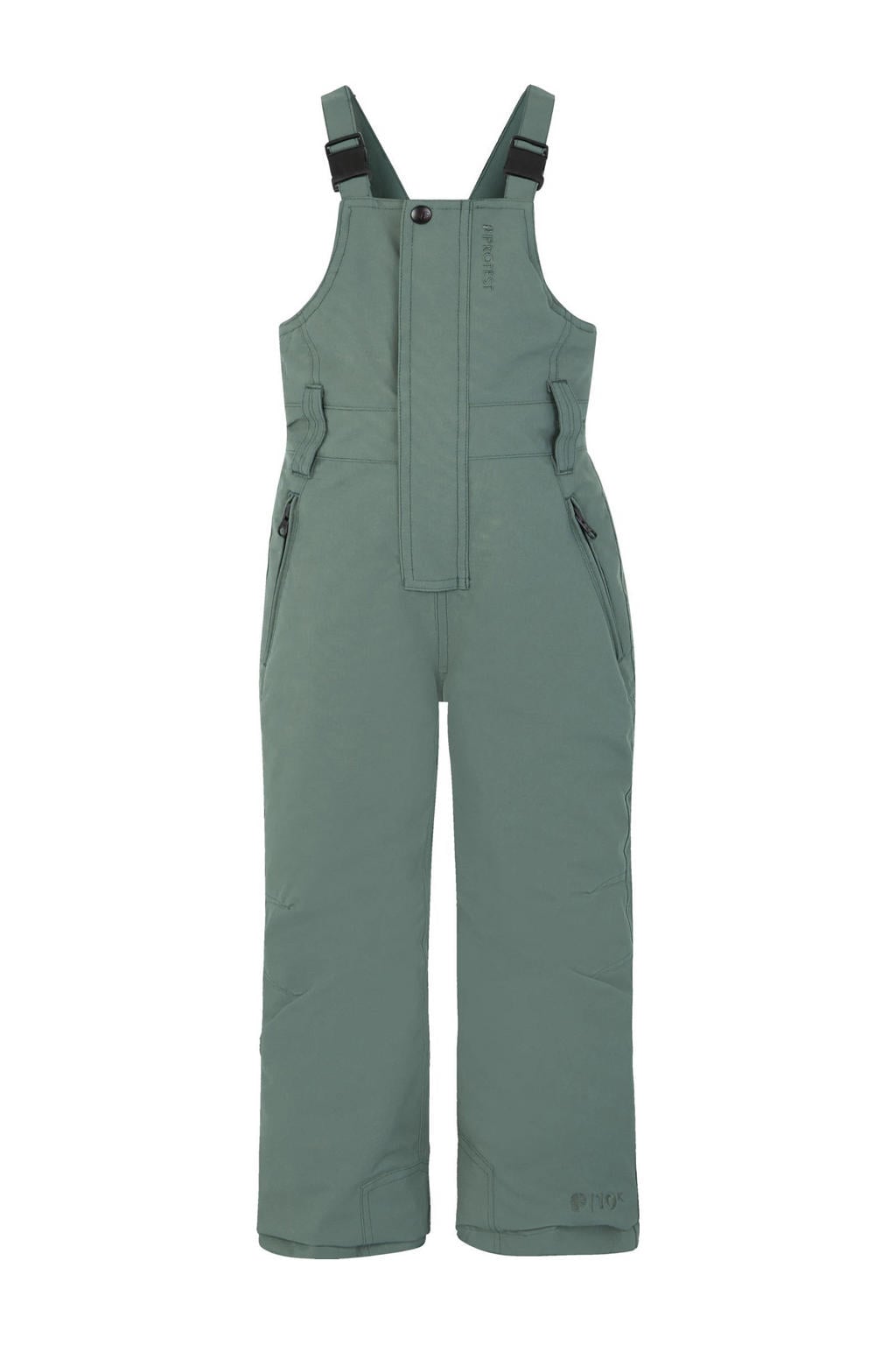Groene jongens Protest ski-sjalopette Neutral TD van polyester met rits met windvanger en effen