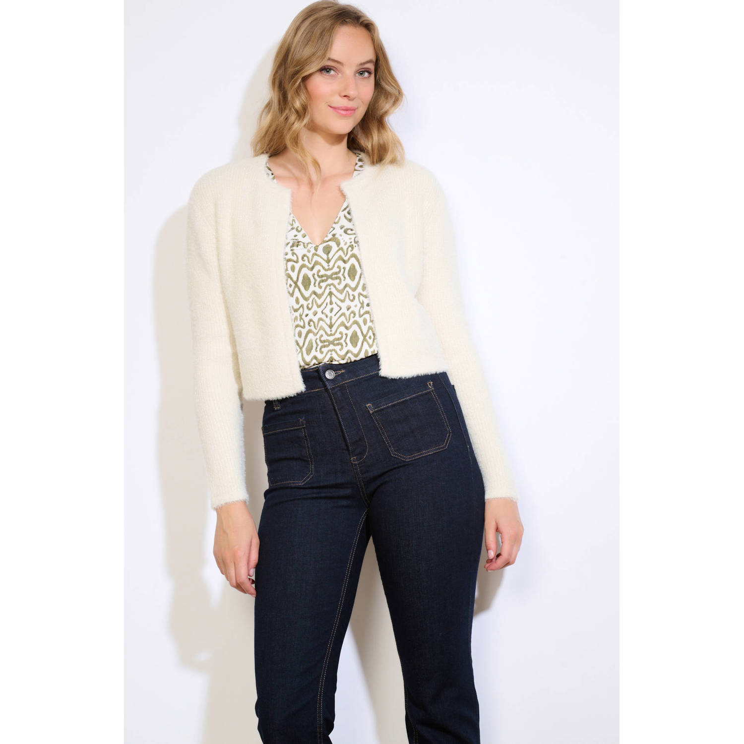 LOLALIZA vest ecru