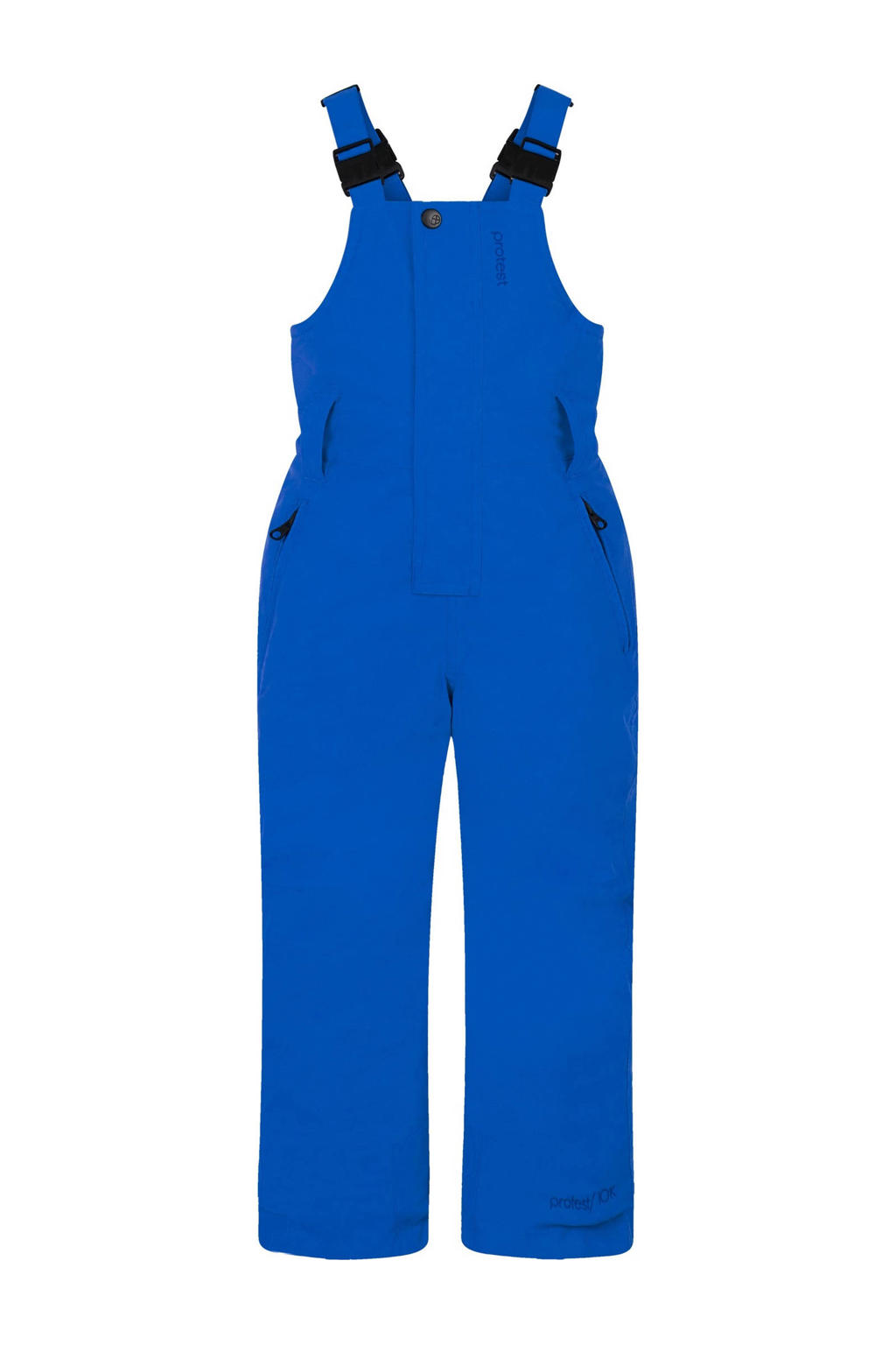Blauwe jongens Protest ski-sjalopette Neutral TD van polyester met rits met windvanger en effen