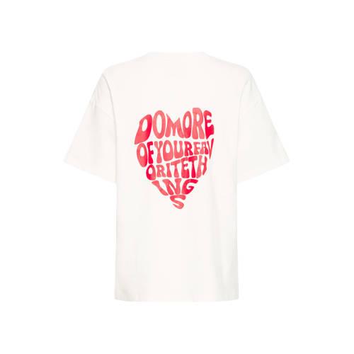ICHI T-shirt wit afbeelding