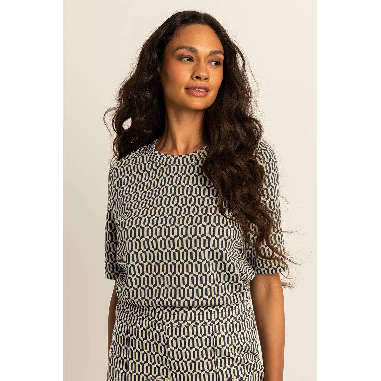 Expresso top donkerblauw