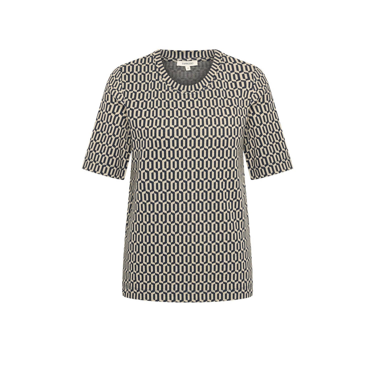 Expresso top donkerblauw