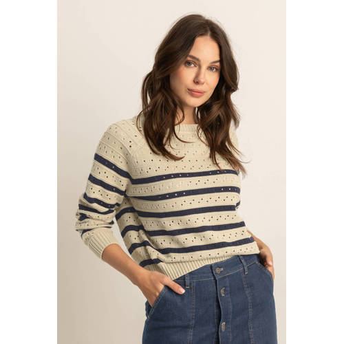 Expresso pullover ecru gebreid afbeelding