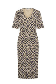 thumbnail: Expresso travelstof midi jurk beige