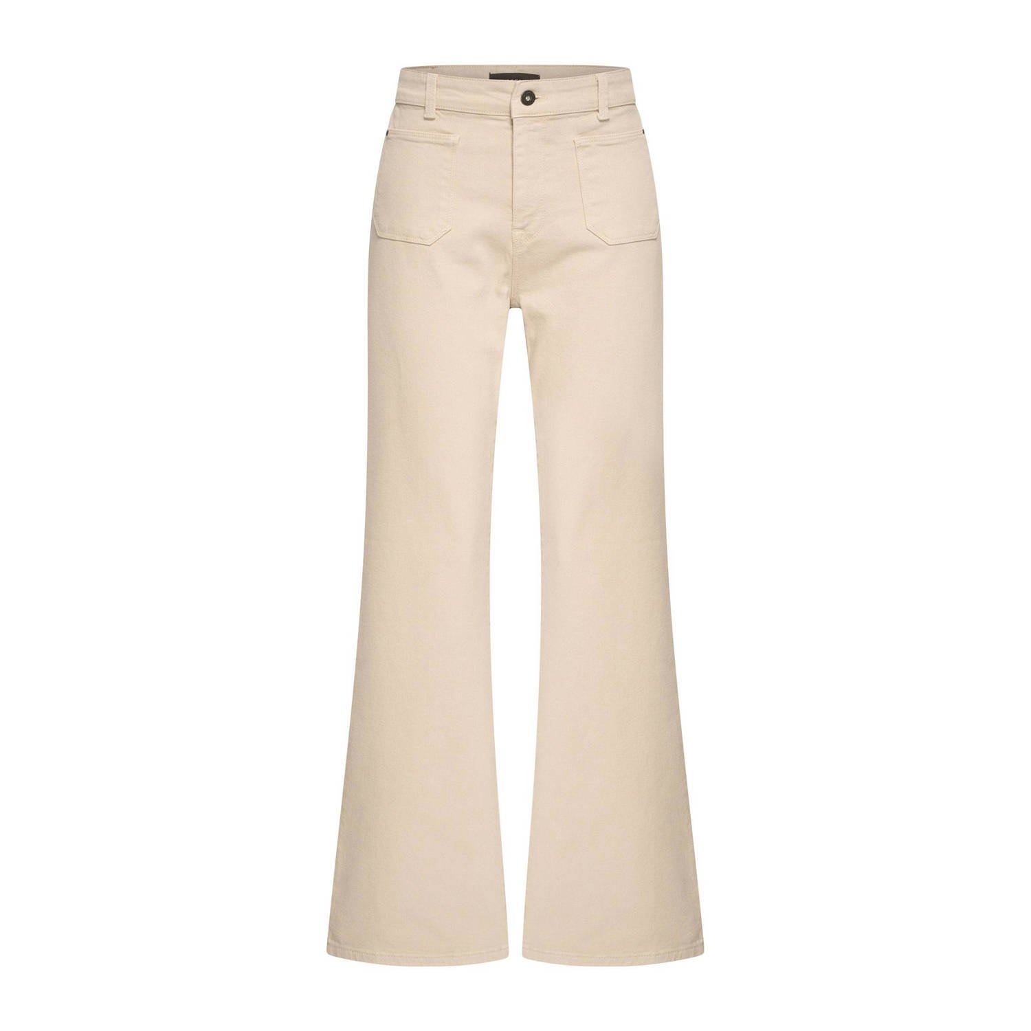 Expresso flared jeans ecru