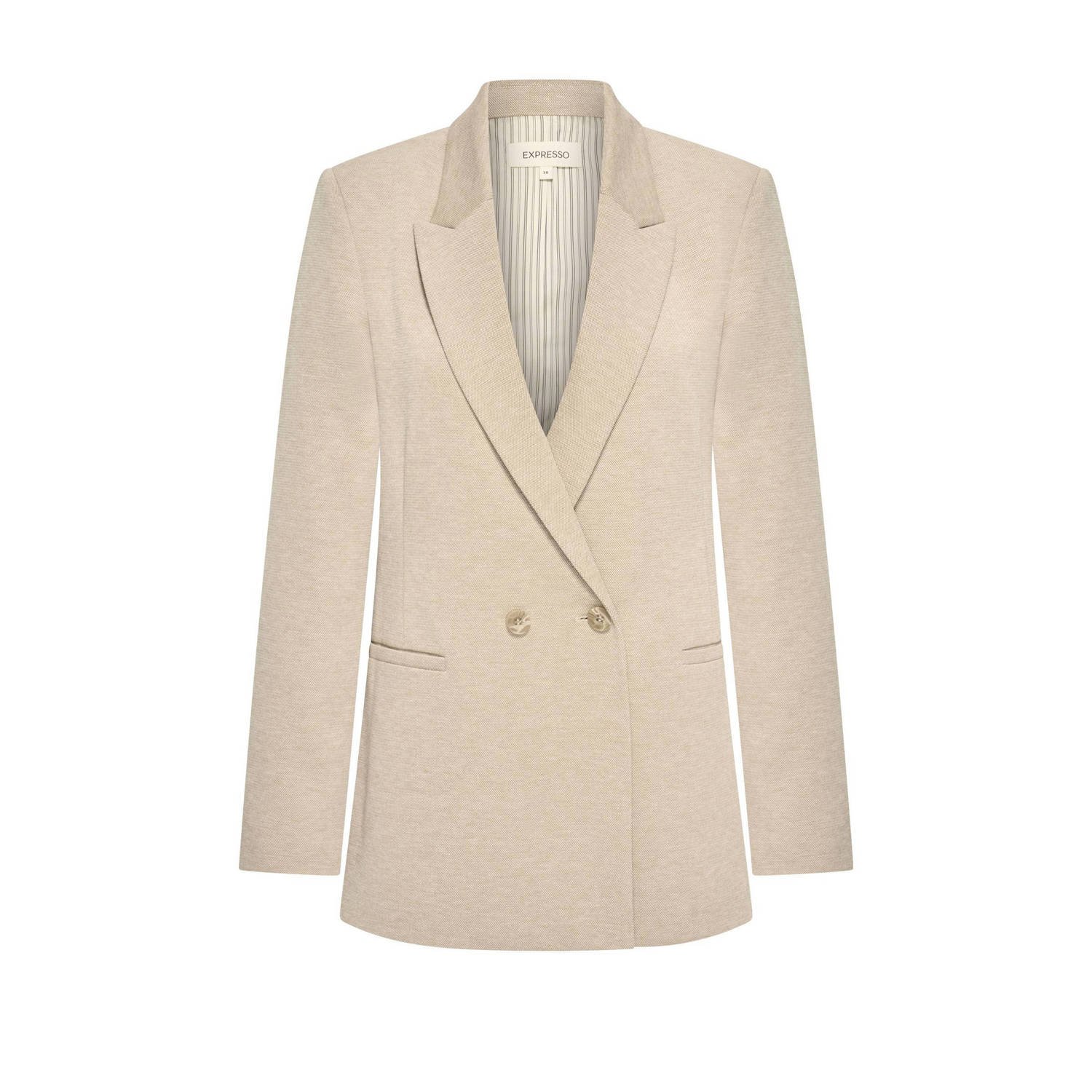 Expresso getailleerde blazer beige