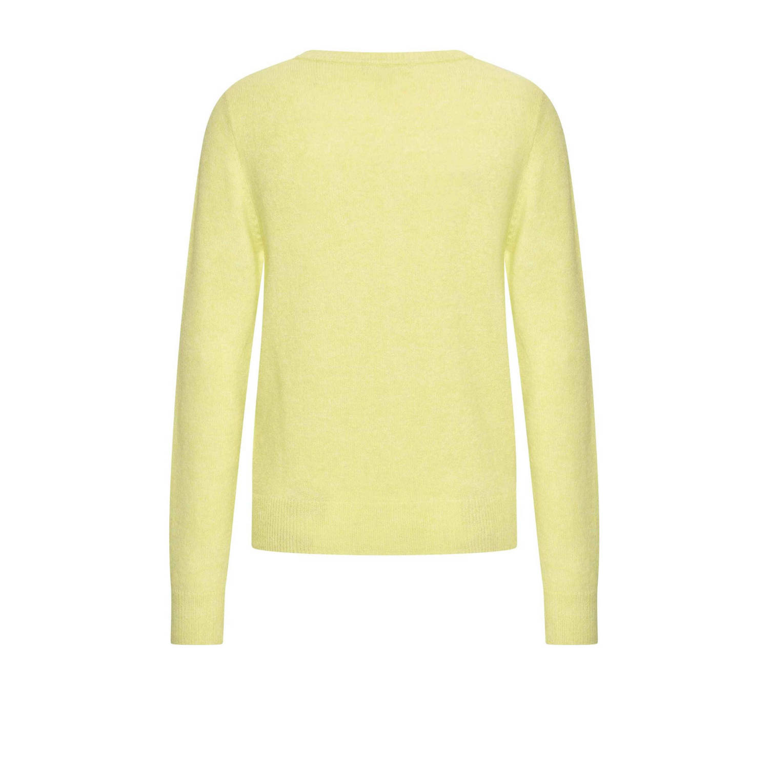 Expresso wollen gebreid vest limegroen