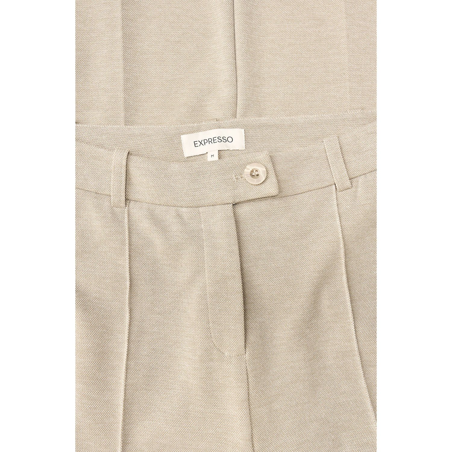 Expresso flared regular waist casual broek zand
