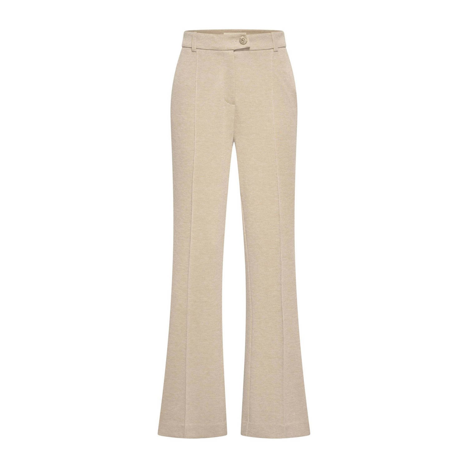 Expresso flared regular waist casual broek zand