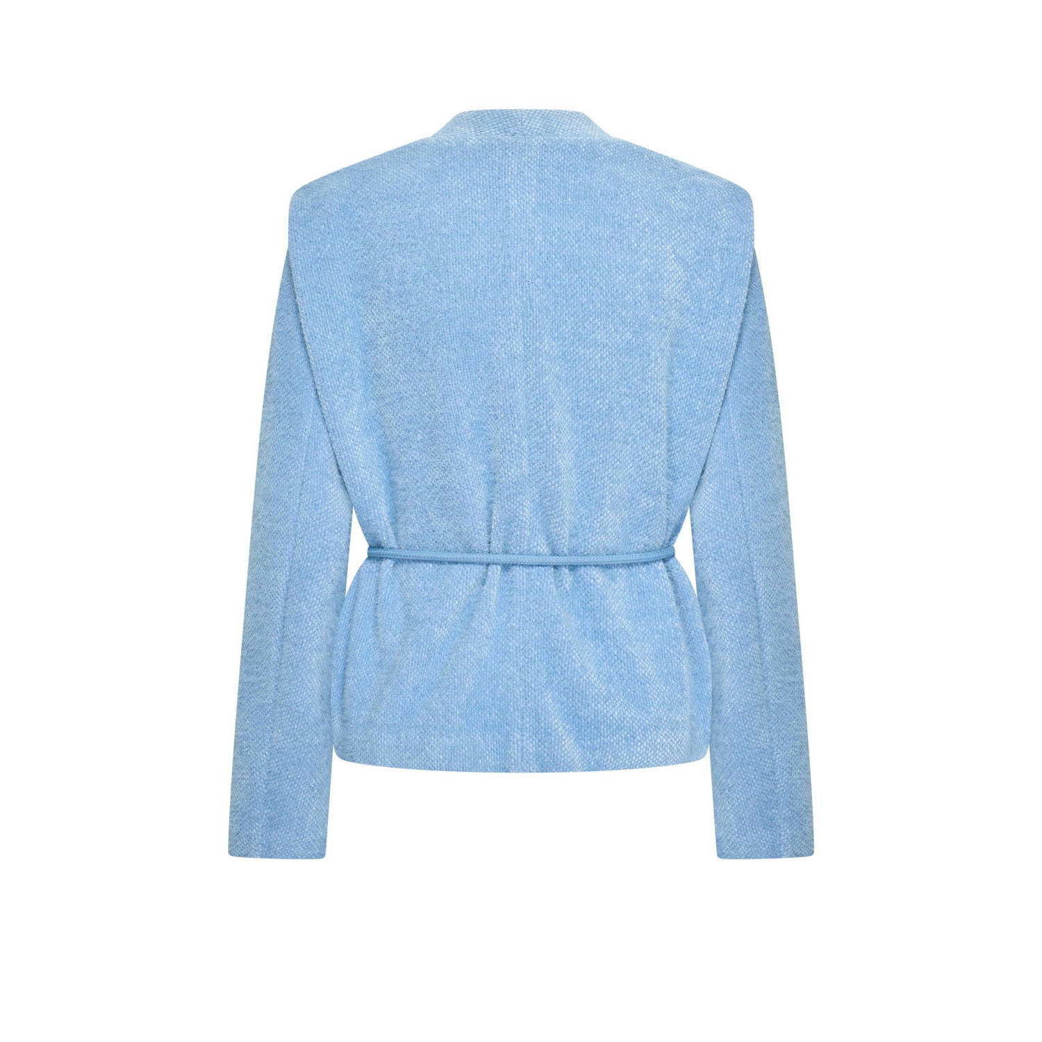 Expresso gebreid vest lichtblauw