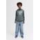 JACK & JONES JUNIOR hoodie grijsblauw
