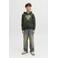 JACK & JONES JUNIOR hoodie donkergroen