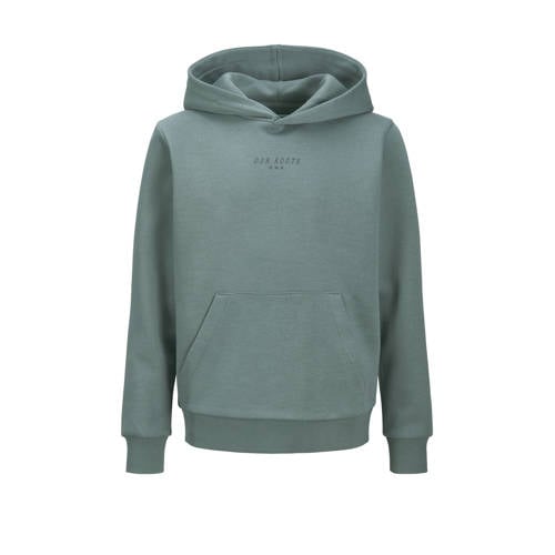 JACK & JONES JUNIOR hoodie met backprint grijsblauw afbeelding