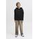 JACK & JONES JUNIOR hoodie met backprint zwart