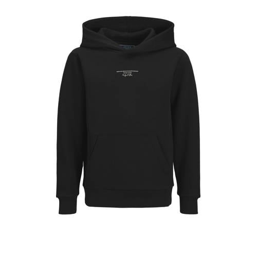 JACK & JONES JUNIOR hoodie met backprint zwart afbeelding