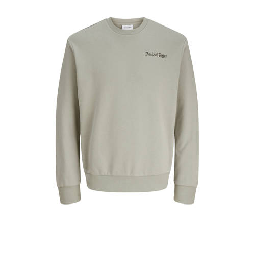 JACK & JONES JUNIOR sweater met backprint beige afbeelding