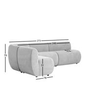 thumbnail: Studio LIVIT eetkamerbank Delia 273 cm