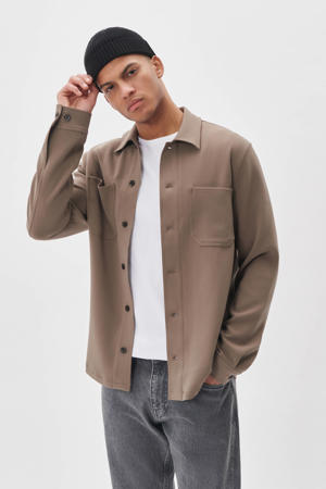 overshirt taupe