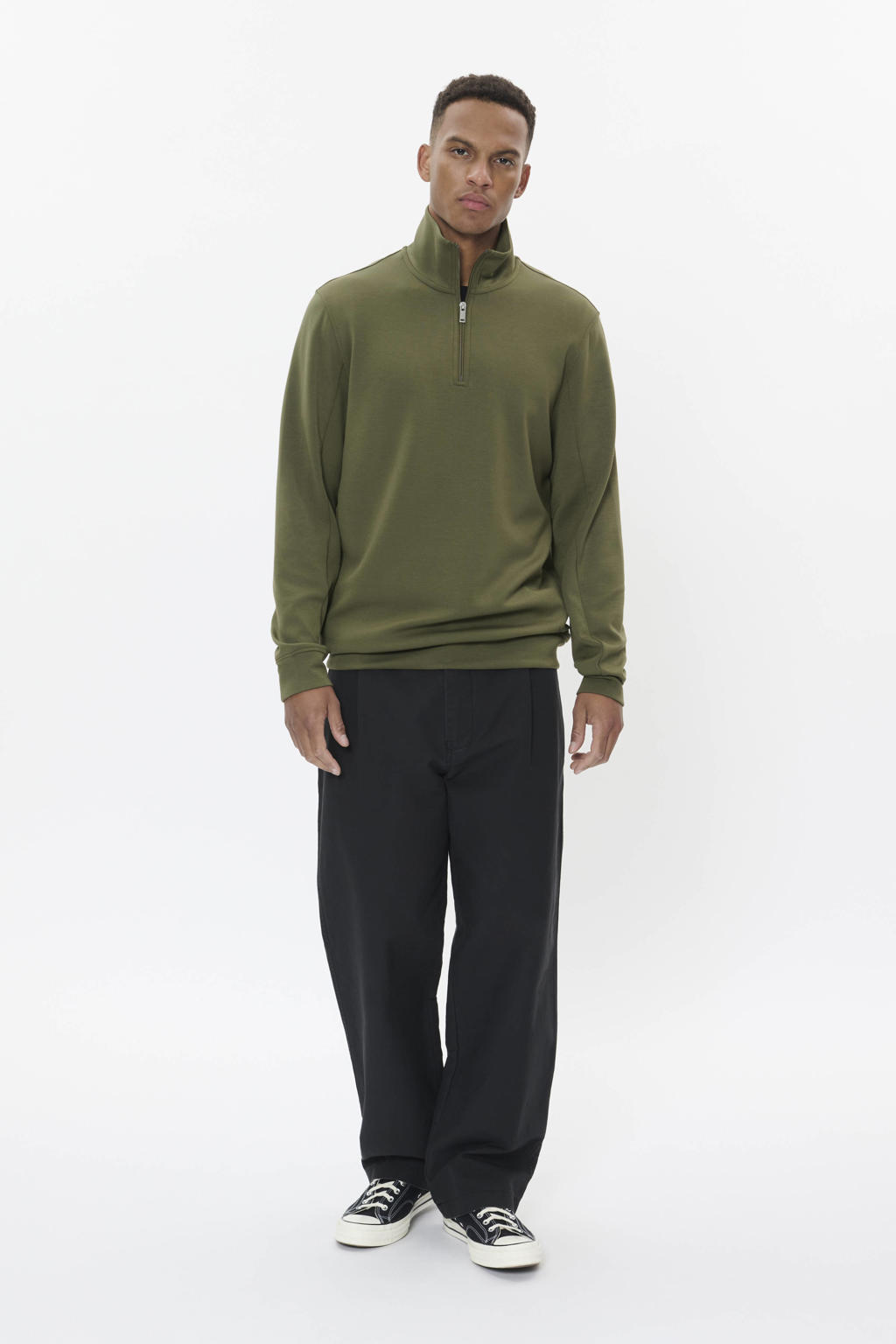 Matinique sweater olijfgroen