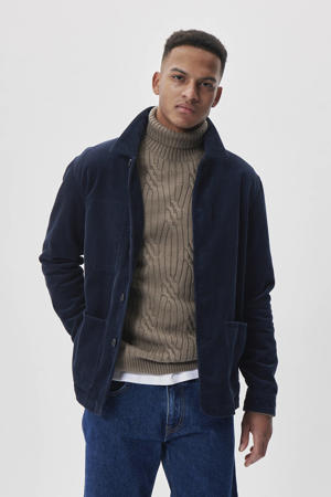 overshirt donkerblauw