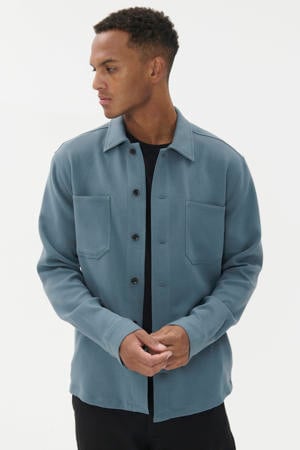 overshirt grijsblauw