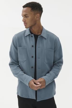 overshirt grijsblauw