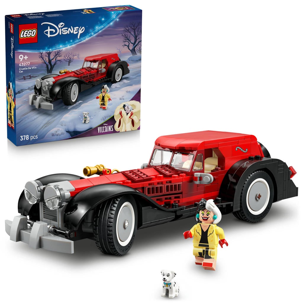 LEGO Disney Cruella de Vils Auto Speelgoed om te Bouwen 43277