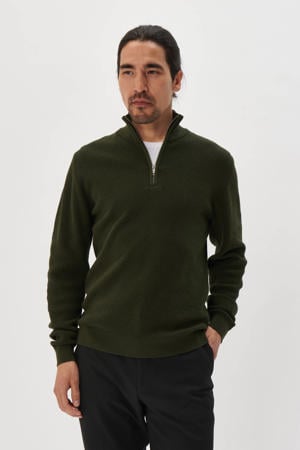 pullover donkergroen