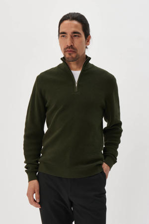 pullover donkergroen