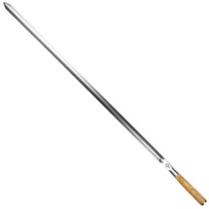 BBQ Spies Churrasco - Olijfhout / Staal - V - vorm - 60cm