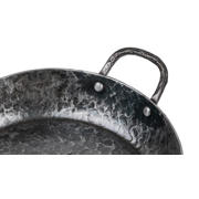 thumbnail: Forged  Koekenpan Carbonstaal met 2 handvatten ø 24 cm - geschikt voor alle warmtebronnen - zonder anti-aanbaklaag