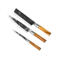 Forged Messenset Olive - 3 - delig - Koksmes, Hakmes en Universeel mes