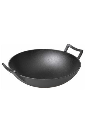  Wokpan / Wadjan Gietijzer ø 36 cm / 6.5 liter - geschikt voor alle warmtebronnen - zonder anti-aanbaklaag
