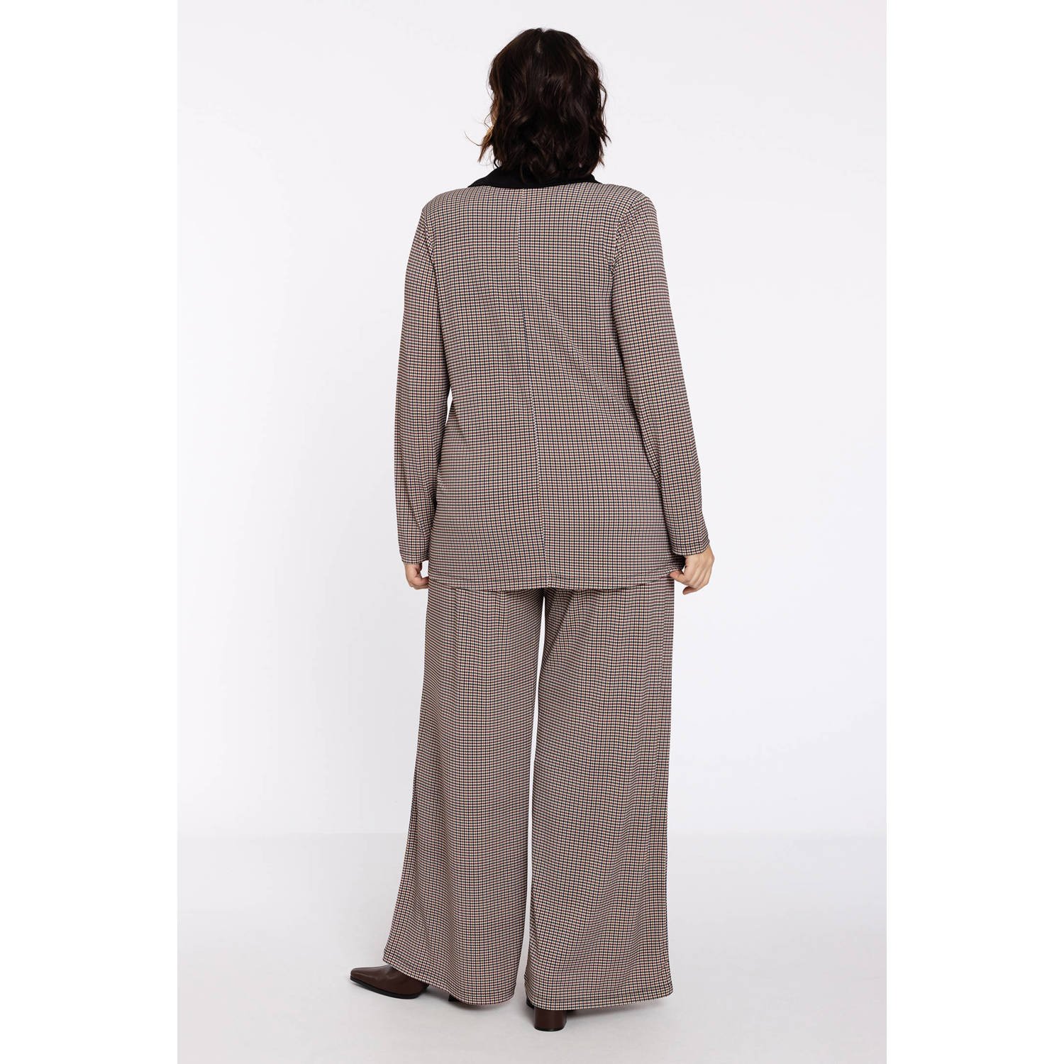 YOEK regular waist broek bruin