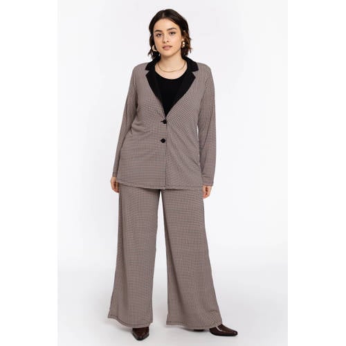 YOEK regular waist broek bruin afbeelding