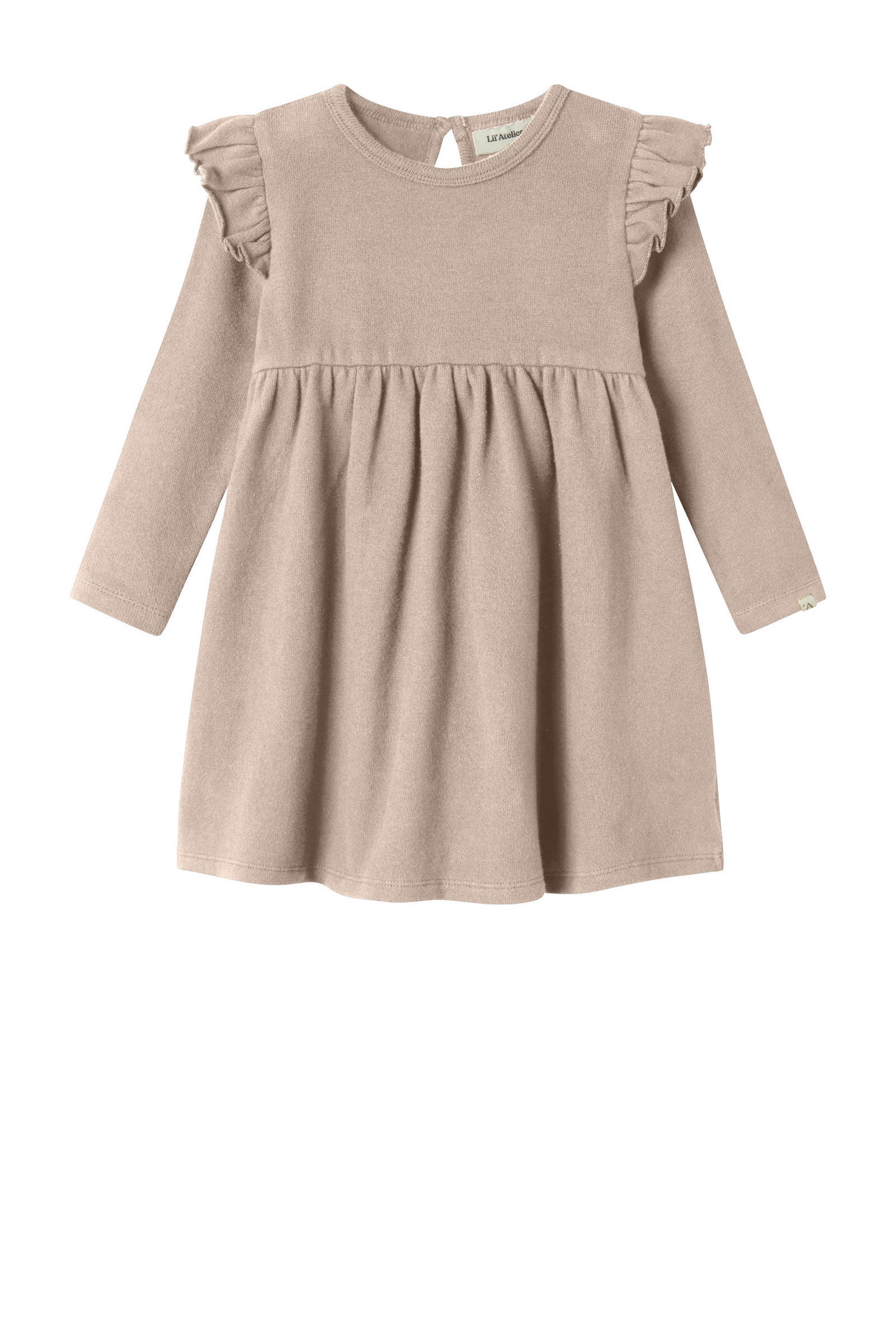 LIL' ATELIER MINI midi jurk lichtroze | wehkamp