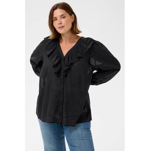 Kaffe Curve blouse zwart afbeelding