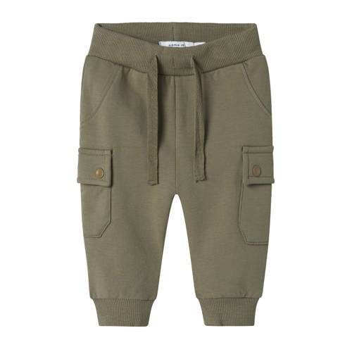 NAME IT BABY regular cargo broek groen afbeelding