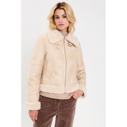 Cache Cache suede winterjas zand afbeelding