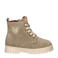 Nelson Kids suède veterboots taupe