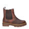Nelson Kids nubuck chelsea boots cognac