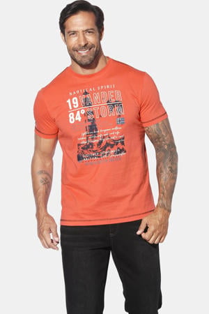 +FIT COLLECTIE regular T-shirt MORKHEIM Plus Size oranje