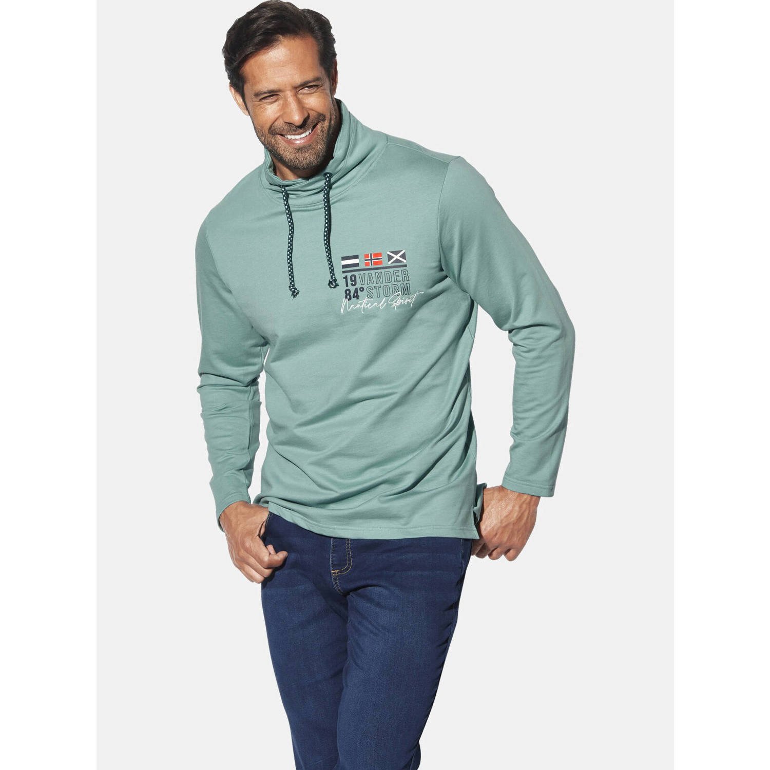 Jan Vanderstorm hoodie blauw