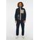 Protest teddy fleece vest donkerblauw