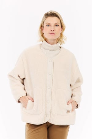 teddy fleece vest PRTEdith ecru